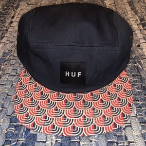 HUF Navy 5-Panel Hat Unisex/Mens